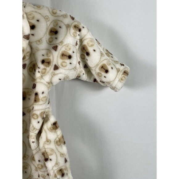 ZAK & ZOEY Toddlers Teddy Bear Barth Robe W Ears Waist Tie Plush Soft - Picture 4 of 15